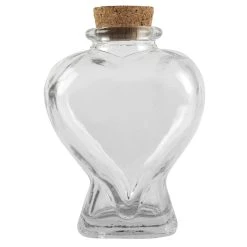 Buy 😉 Ashland™ Glass Bottle, Heart-shaped 🥰