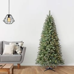 Cheap ⌛ 7ft. Pre-Lit Willow Pine Artificial 🥰 Christmas Tree, Clear Lights by Ashland® 🔥 -Ashlandty Shop 10151879 16
