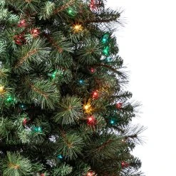 Coupon 🤩 7ft. Pre-Lit Willow Pine Artificial Christmas Tree, Multicolor Lights by Ashland® 🔥 -Ashlandty Shop 10151890 10
