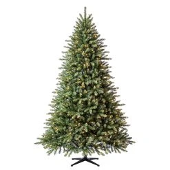 Top 10 😍 7.5ft. Pre-Lit Hartford Pine Artificial 🌟 Christmas Tree, Clear Lights by Ashland® ❤️