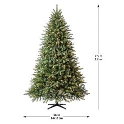 Top 10 😍 7.5ft. Pre-Lit Hartford Pine Artificial 🌟 Christmas Tree, Clear Lights by Ashland® ❤️ -Ashlandty Shop 10151894 13