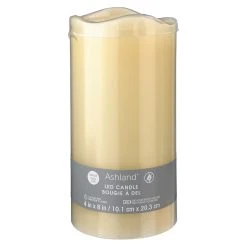 Best deal 🤩 Flameless Real Wax LED Pillar by Ashland®, Vanilla 😍