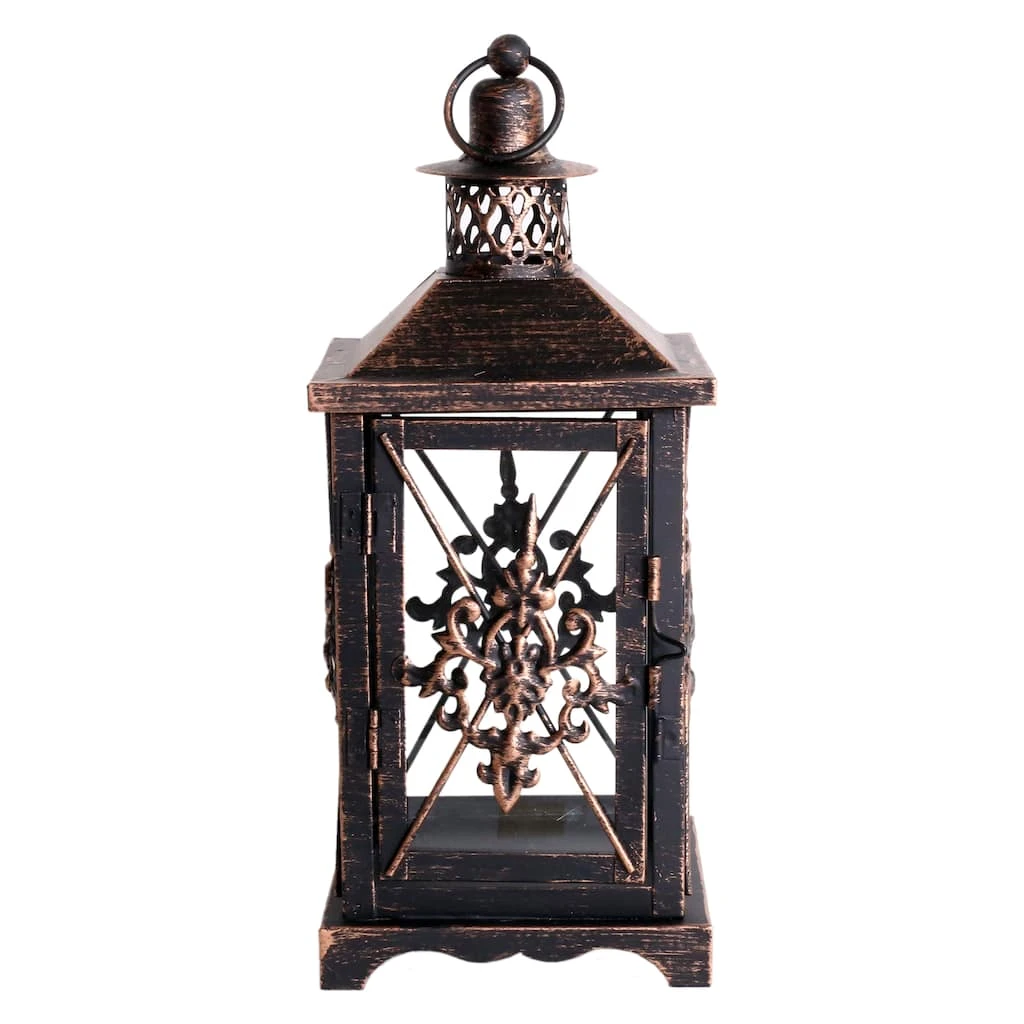 Hot Sale ✔️ 12" Damask Metal Lantern by Ashland® ✔️ 5 Hot Sale ✔️ 12" Damask Metal Lantern by Ashland® ✔️ - Image 3