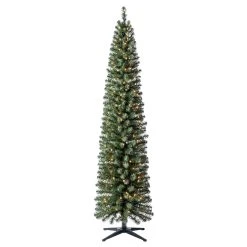 Coupon π₯° 7ft. Pre-Lit Artificial Christmas Tree, Clear Lights by Ashland® π