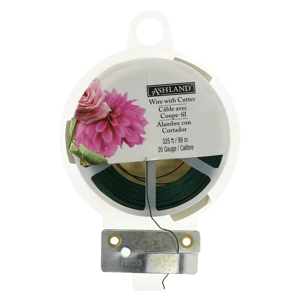 Deals ✔️ Floral Wire with Cutter by Ashland™, 325ft. ✔️ 3 Deals ✔️ Floral Wire with Cutter by Ashland™, 325ft. ✔️