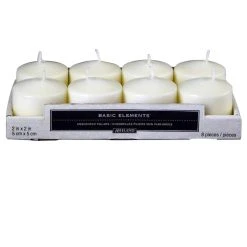 Hot Sale 🎉 12 Packs: 8 ct. (96 total) Basic Elements™ 2" x 2" Ivory Pillar Candles by Ashland® 👏