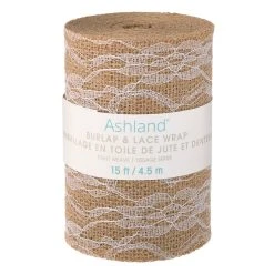 Flash Sale ✨ Burlap With Lace Overlay by Ashland™ 👏 -Ashlandty Shop 10348584 30