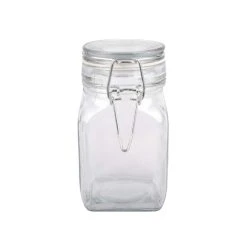 Best Sale ⌛ Square Glass Jar with Latch by Ashland® 🧨 -Ashlandty Shop 10354884 3
