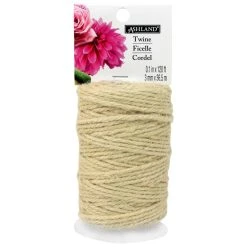 Hot Sale 😀 3mm Ivory Jute Twine by Ashland™ 💯