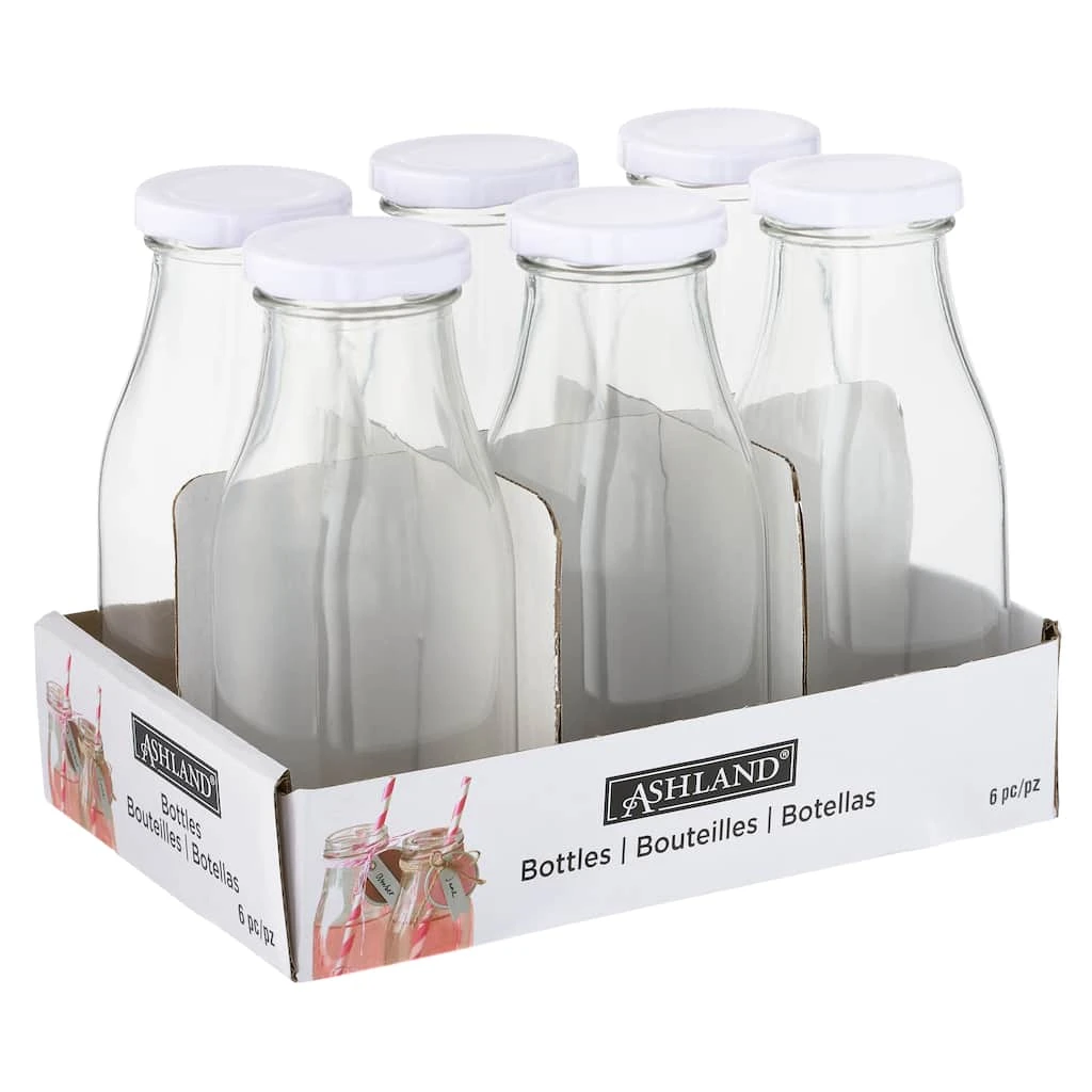 Best reviews of π Ashland® Glass Milk Bottles with Lids, 6 Pack π 3 Best reviews of π Ashland® Glass Milk Bottles with Lids, 6 Pack π