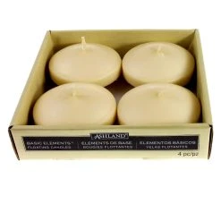 Discount ✔️ 12 Packs: 4 ct. (48 total) Basic Elements™ Ivory Floating Candles by Ashland® 🛒 -Ashlandty Shop 10363779 2 1
