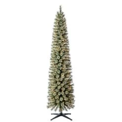 Wholesale ❤️ 7ft. Pre-Lit Artificial Cashmere Pencil 😀 Christmas Tree, Clear Lights by Ashland® ⭐