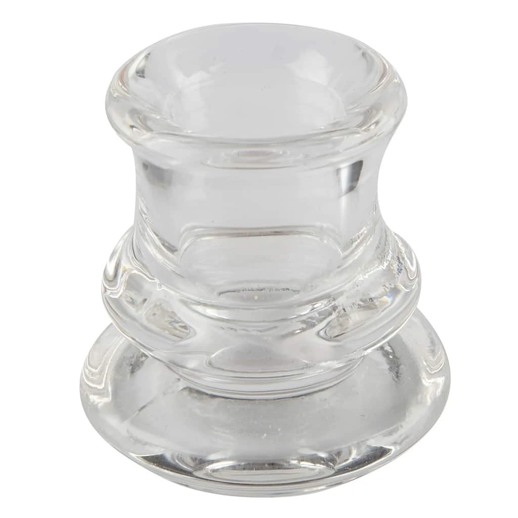 Buy ❤️ 12 Pack: 2.25" Chunky Glass Taper Candle Holder by Ashland® 🥰 3 Buy ❤️ 12 Pack: 2.25" Chunky Glass Taper Candle Holder by Ashland® 🥰