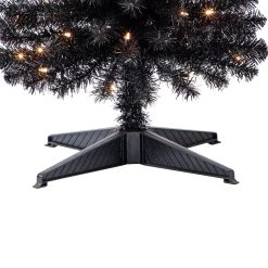 Cheap ✔️ 6ft. Pre-Lit Artificial Black Pencil ✨ Christmas Tree, Clear Lights by Ashland® ❤️ -Ashlandty Shop 10444272 14
