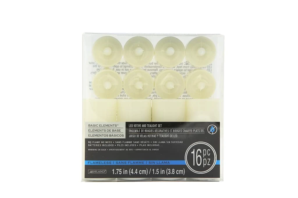 Best deal ⭐ Basic Elements™ Ivory LED Votive & Tealight Set By Ashland® ⭐ 3 Best deal ⭐ Basic Elements™ Ivory LED Votive & Tealight Set By Ashland® ⭐