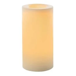 New 💯 White 4" x 8" LED Outdoor Pillar Candle By Ashland® ❤️ -Ashlandty Shop 10466497