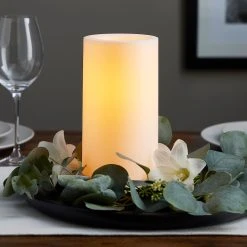 New 💯 White 4" x 8" LED Outdoor Pillar Candle By Ashland® ❤️ -Ashlandty Shop 10466497 20
