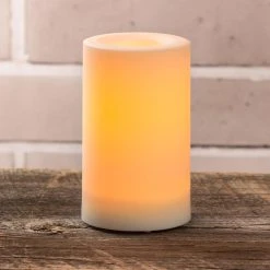 New 💯 White 4" x 8" LED Outdoor Pillar Candle By Ashland® ❤️ -Ashlandty Shop 10466497 3