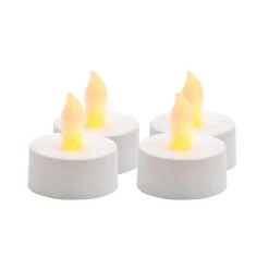 Cheapest 😍 White LED Flameless Tea Light Candles By Ashland® ⭐ -Ashlandty Shop 10467190