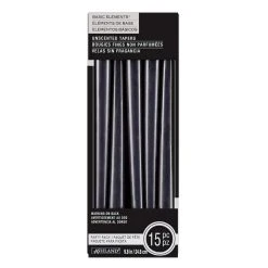Deals 😍 12 Packs: 15 ct. (180 total) Basic Elements™ 10" Black Taper Candles by Ashland® ✨
