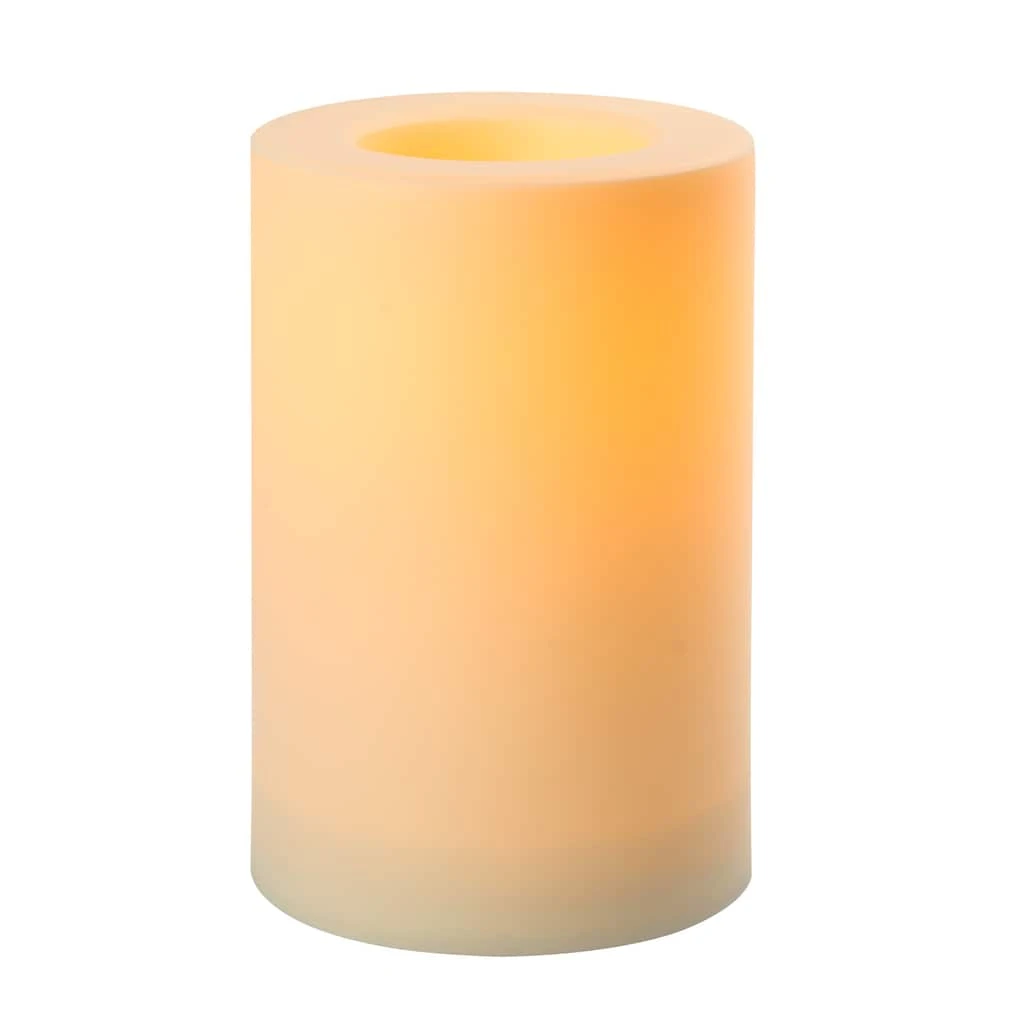 New 🔔 White 6" x 9" LED Outdoor Pillar Candle By Ashland® 🥰 5 New 🔔 White 6" x 9" LED Outdoor Pillar Candle By Ashland® 🥰 - Image 3