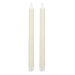 Deals โจ IFlicker Ivory LED Taper Candle Set by Ashland® โจ