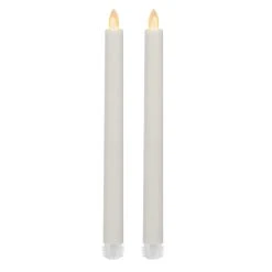Wholesale ✔️ IFlicker White LED Taper Candle Set by Ashland® 🧨 -Ashlandty Shop 10470076