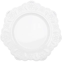 Budget 👏 13" White Doily Charger By Ashland® ✔️