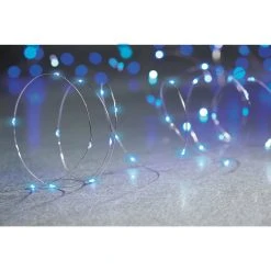 Hot Sale ⭐ 12 Pack: 40ct. Blue Silver Wire LED String Lights by Ashland® 🤩 8 Hot Sale ⭐ 12 Pack: 40ct. Blue Silver Wire LED String Lights by Ashland® 🤩 -Ashlandty Shop 10473565 4 1