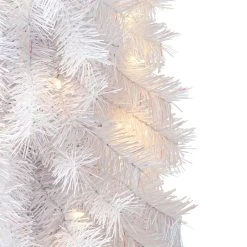 Outlet 🌟 7ft. Pre-Lit White Norway Artificial Pencil Christmas Tree, Clear Lights by Ashland® 🛒 -Ashlandty Shop 10487971 10