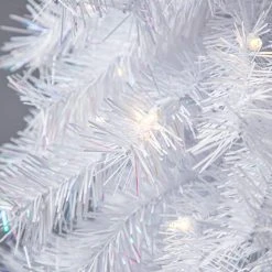 Outlet 🌟 7ft. Pre-Lit White Norway Artificial Pencil Christmas Tree, Clear Lights by Ashland® 🛒 -Ashlandty Shop 10487971 11