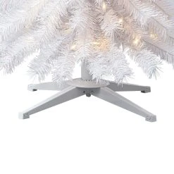 Outlet 🌟 7ft. Pre-Lit White Norway Artificial Pencil Christmas Tree, Clear Lights by Ashland® 🛒 -Ashlandty Shop 10487971 14