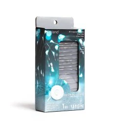 Buy ⭐ 40ct. Turquoise Silver Wire LED String Lights by Ashland® 🥰 -Ashlandty Shop 10501981 5