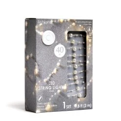 Buy ✔️ 12 Pack: 40ct. Warm White Pearl LED String Lights by Ashland® 👏 -Ashlandty Shop 10501982 6 1