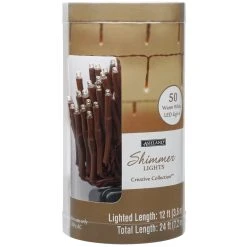 Best reviews of ✨ 12 Pack: Creative Collection™ 50ct. Warm White Shimmer LED Lights Garland by Ashland™ 🎁