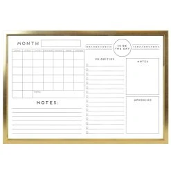 Best Sale ⭐ Gold Framed Calendar & Memo Board By Ashland® 🥰