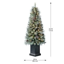 Buy 🤩 4.5ft. Pre-Lit Baywood Artificial Christmas Tree, Clear Lights by Ashland® ✔️ -Ashlandty Shop 10560172 13