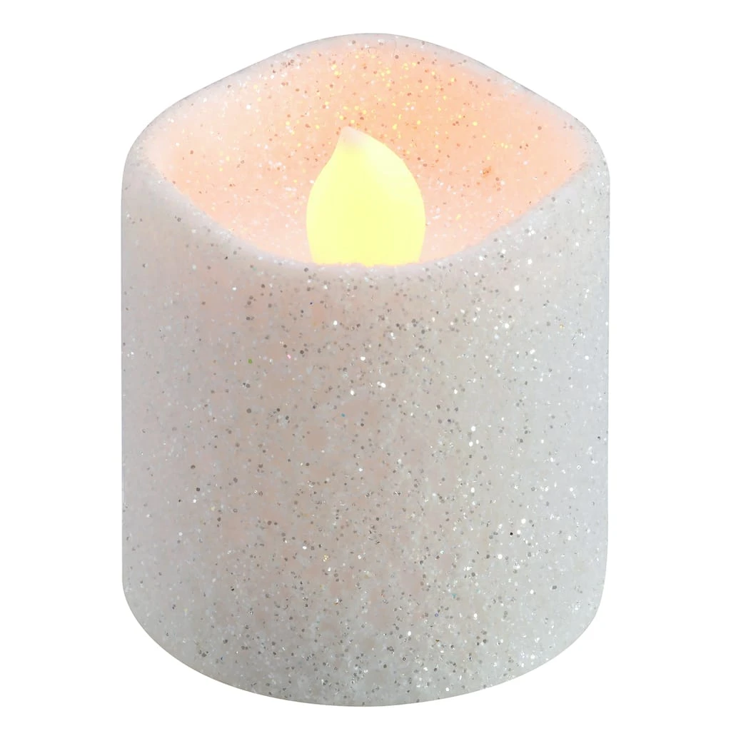 Top 10 π 8 Packs: 12 ct. (96 total) White Glitter LED Votive Candles by Ashland® π 3 Top 10 π 8 Packs: 12 ct. (96 total) White Glitter LED Votive Candles by Ashland® π