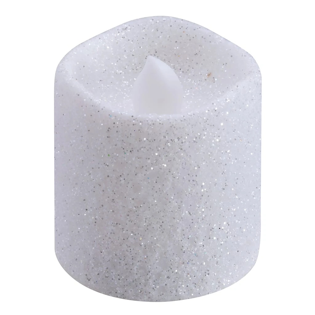 Top 10 π 8 Packs: 12 ct. (96 total) White Glitter LED Votive Candles by Ashland® π 4 Top 10 π 8 Packs: 12 ct. (96 total) White Glitter LED Votive Candles by Ashland® π - Image 2