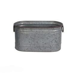 Cheap 😀 Small Dark Galvanized Metal Oblong Planter By Ashland® ⌛ -Ashlandty Shop 10573718 2