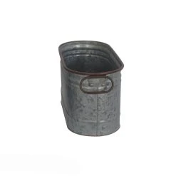 Cheap 😀 Small Dark Galvanized Metal Oblong Planter By Ashland® ⌛ -Ashlandty Shop 10573718 3