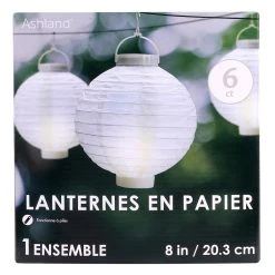 Best Sale ❤️ 8" White Paper Lantern By Ashland™ ✨