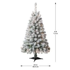 Best reviews of ✔️ 4ft. Pre-Lit Cypress Artificial 💯 Christmas Tree, Clear Lights by Ashland® 🤩 -Ashlandty Shop 10599014 13