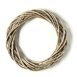 Promo ✨ 8 Pack: 18" Gray Rattan Wreath by Ashland® 🤩