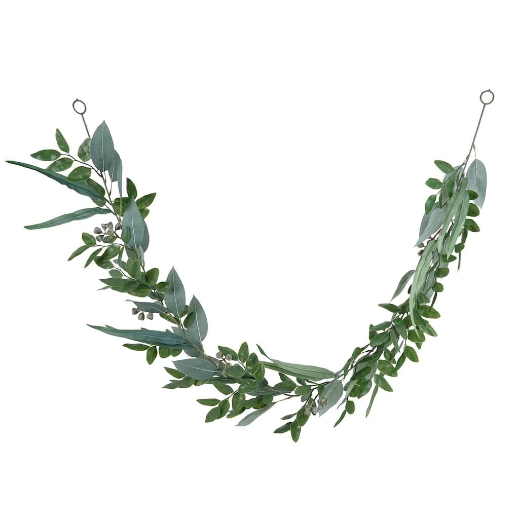 Discount π 6 Pack: 6ft. Eucalyptus Garland with Green Berries by Ashland® π 3 Discount π 6 Pack: 6ft. Eucalyptus Garland with Green Berries by Ashland® π