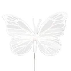 Wholesale ⭐ 8.6" White Feather Butterfly by Ashland® ⭐ -Ashlandty Shop 10627155 3