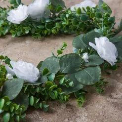 Best deal ❤️ 6ft. White Rose Foliage Garland by Ashland® ✨ -Ashlandty Shop 10627257 22