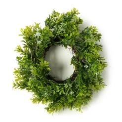 Coupon ⌛ 6 Pack: 9" Green Mini Boxwood Wreath with Flowers by Ashland® 😍
