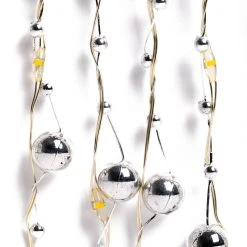Promo ⌛ 12 Pack: 40ct. Warm White Silver Pearl LED String Lights by Ashland® 🤩 -Ashlandty Shop 10632036 5 1
