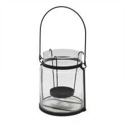 Best deal 🎉 6 Pack: 7.2" Glass Lantern with Black Handle by Ashland® 🔥